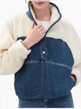 rag & bone Miramar Sherpa Fleece Pullover